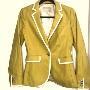 Classic mustard nautical Banana Republic blazer